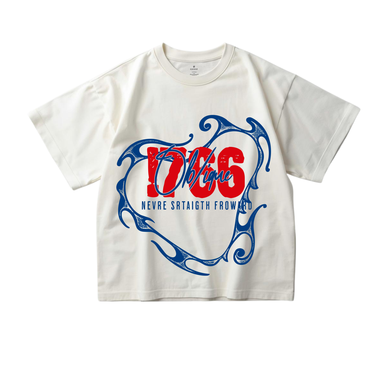 OBLIQUE DV6 Tee – Off White