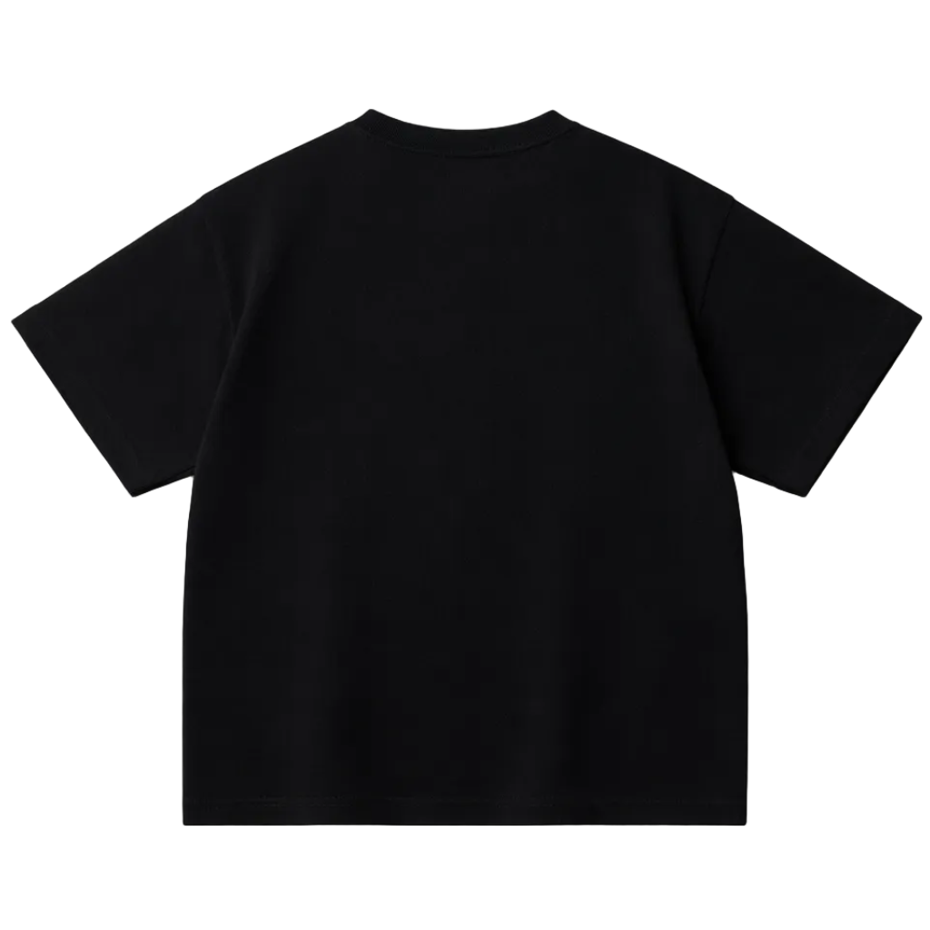 OBLIQUE Bloom Tee – Black