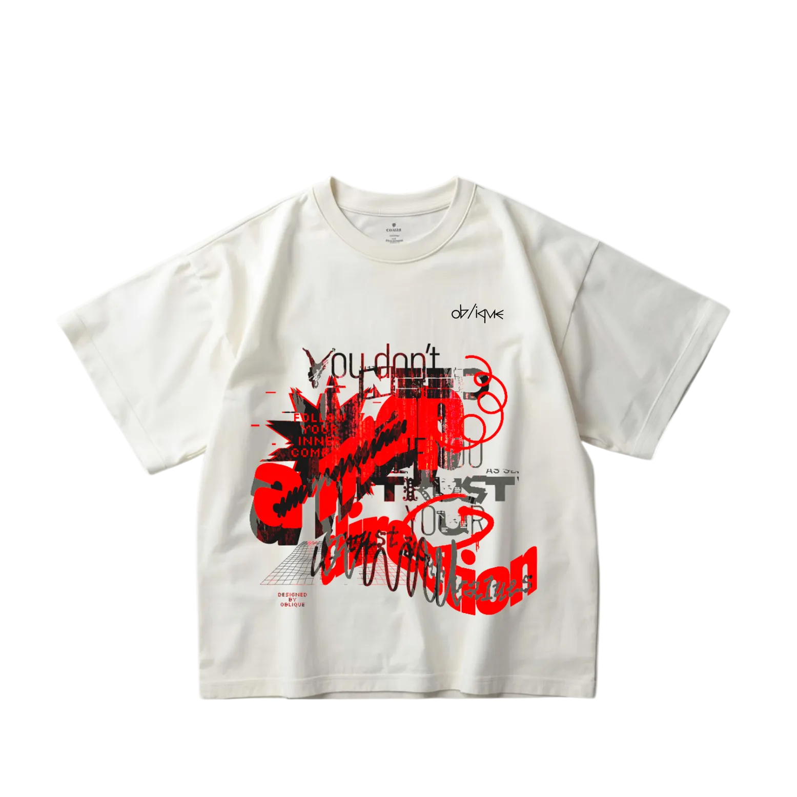 OBLIQUE — “Collision of Ambition” Tee