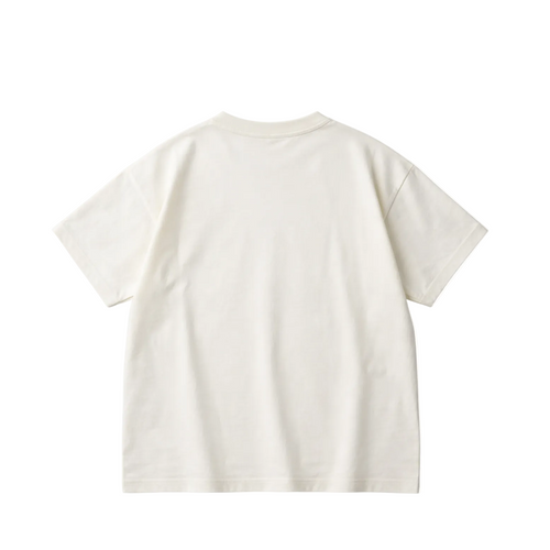 White t-shirt on a white background
